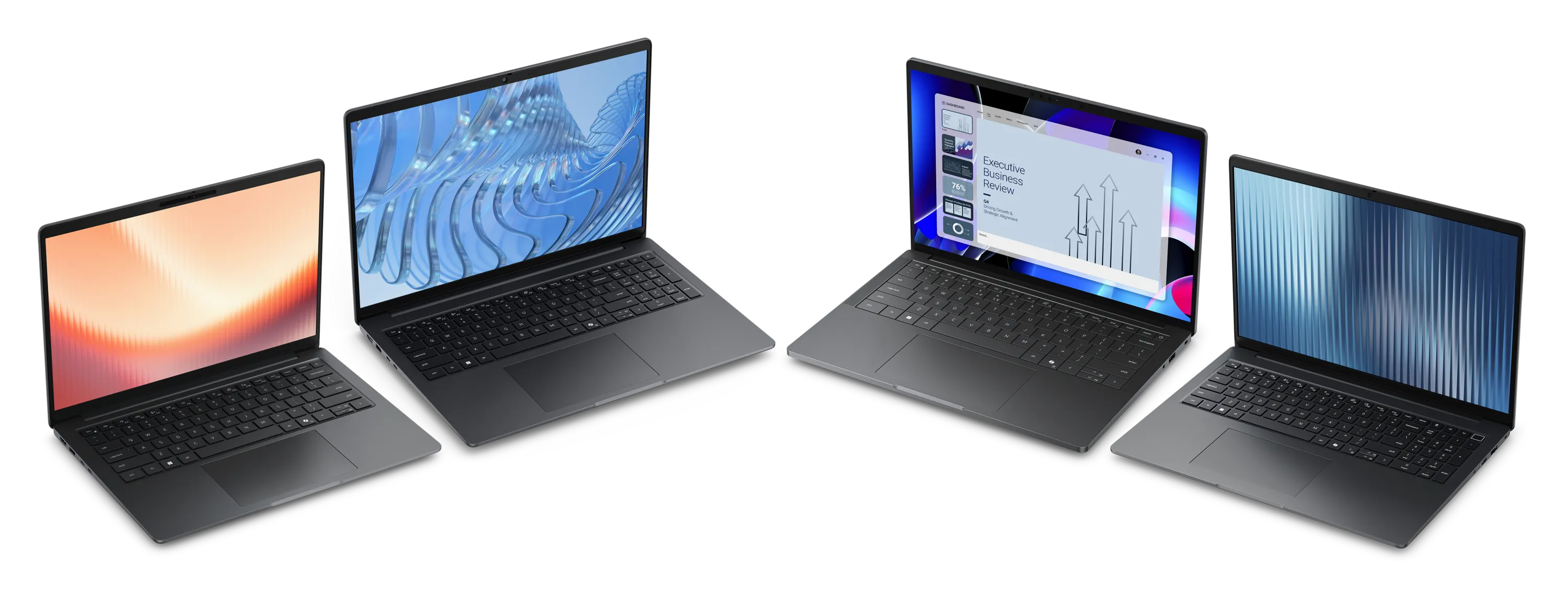 Familia de laptops corporativas Dell Pro y Latitude