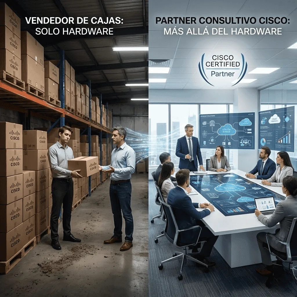 Más allá del hardware: ¿Por qué tu empresa necesita un Partner Cisco consultivo y no solo un vendedor de cajas?