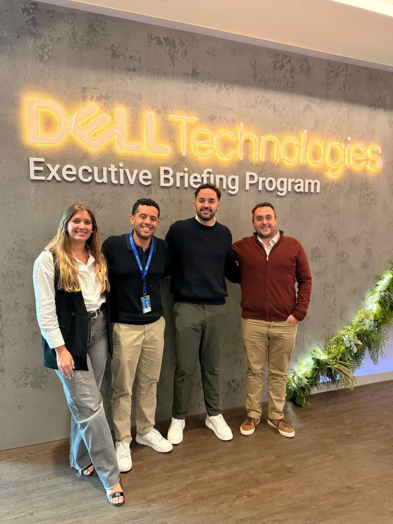 Sesión de trabajo en el Executive Briefing Center de Dell Technologies